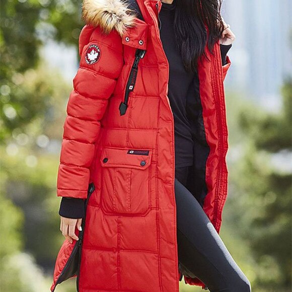 Canada Weather Gear Red Sherpa-Lined Hooded Parka - Picture 5 of 15